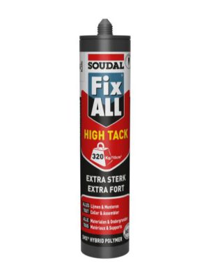 Colle polymère SOUDAL Fix ALL High Tack – Cartouche 290ml - 290 ml Beige